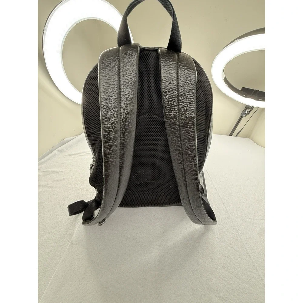 Coach West Brown Pebbled Leather Laptop Backpack F37802